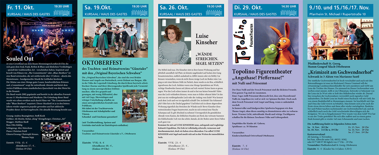 Flyer Herbstzeitlose Ottobeuren 2024