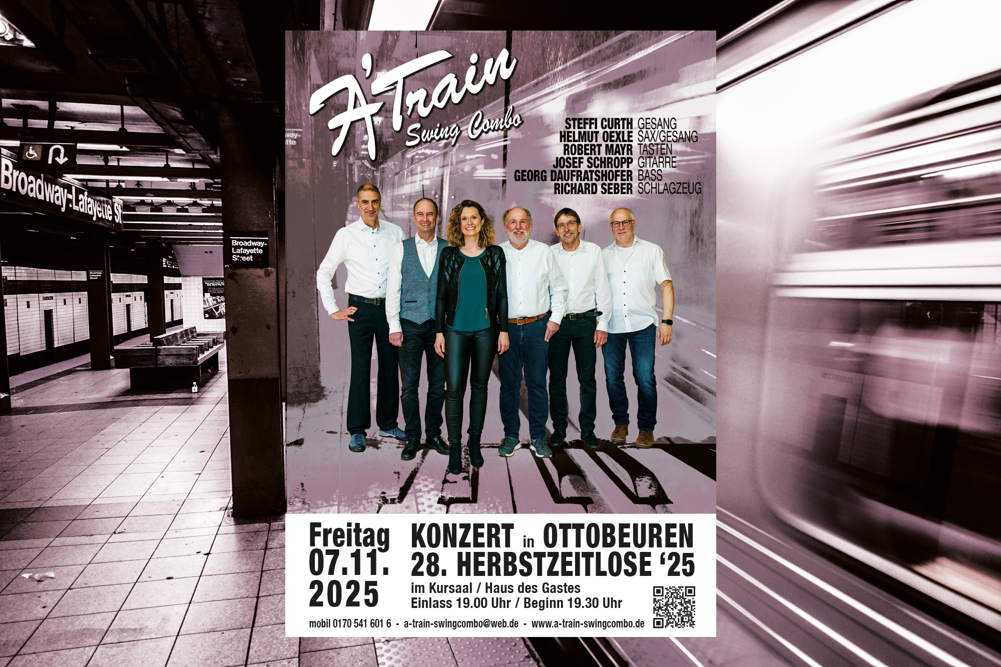 Plakat für A-Train Swing Combo 2025